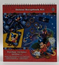 Kit de scrapbook Walt Disney World Four Parks One World Deluxe Epcot Mickey, usado comprar usado  Enviando para Brazil