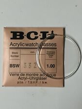BCL Low Dome Vintage Relógio Acrílico Vidro Tamanho 0.90mm - 36.0mm NOS Fabricado na Grã-Bretanha comprar usado  Enviando para Brazil