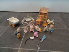 sylvanian familes baby bundle-6 babies,nursery furniture,playpen,pram+accessorie for sale  Shipping to South Africa