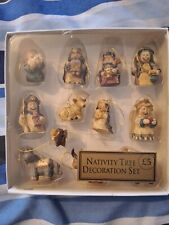 Nativity tree figures for sale  GOREBRIDGE