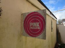 Pink paraffin sign for sale  TROWBRIDGE