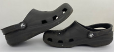 Crocs Clásico Zuecos Negro Hombre 8-9 Mujer 10-11 Sandalias USADAS Zapatos Originales, usado segunda mano  Embacar hacia Mexico