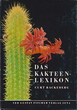 Buch kakteenlexikon backeberg gebraucht kaufen  Leipzig