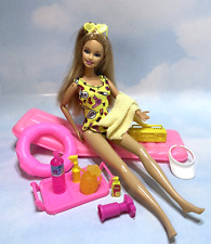 Sun & Beach Barbie Doll w Swim Pool Accessories for sale  Shipping to South Africa