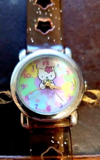 Usado, Relógio Hello Kitty para meninas jovens plástico rosa brilhante Kawaii não testado vintage década de 1990 comprar usado  Enviando para Brazil