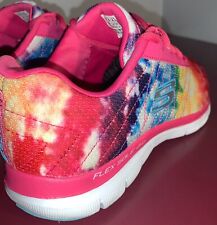 Usado, Tênis Skechers Feminino Flex Appeal 2.0 - Alto e Claro Multicolorido 7.5 Excelente Estado Usado comprar usado  Enviando para Brazil