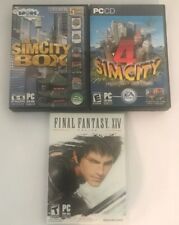 PC Computer Retro Games Pack Of 3 Sim City Final Fantasy for sale  Shipping to South Africa