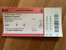 Everton liverpool ticket for sale  WIGAN