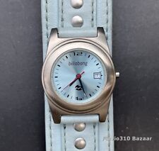 Usado, Clássico BILLABONG Rockettes pulseira de couro azul relógio feminino 30mm - Nova bateria comprar usado  Enviando para Brazil