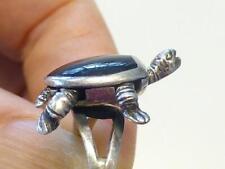 Anillo articulado de plata esterlina brazos móviles patas esmaltado cabeza tortuga segunda mano  Embacar hacia Argentina