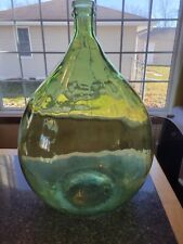 Vaso gigante garrafa de vidro verde 3 litros 23" altura 50" circunferência comprar usado  Enviando para Brazil