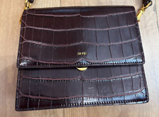 burgundy leather shoulder bag for sale  KETTERING