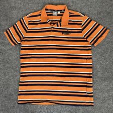 Usado, Camisa polo masculina Puma laranja média azul marinho manga curta listrada algodão adulto comprar usado  Enviando para Brazil