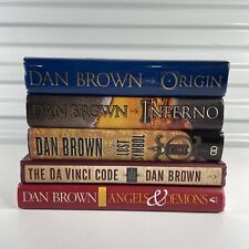 Lote de 5 Libros Dan Brown Set Completo Serie de Robert Langdon Código Da Vinci HC segunda mano  Embacar hacia Argentina