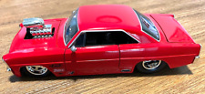 JADA Bigtime Red 1967 Chevy Nova SS with Blower 1/24 Diecast for sale  Shipping to Canada