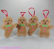Christmas Decoration, Gingerbread Man, Bitten Cookies, Christmas Tree Ornament for sale  CREWE