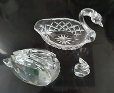 glass swan ornaments for sale  CAMBRIDGE