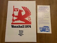 Vauxhall range brochure for sale  SOUTHAMPTON