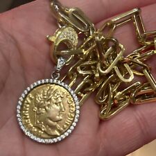 medaglia oro placcata usato  Messina
