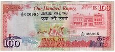 1986 MAURITIUS 100 RUPEES NOTE - p38 VF for sale  Shipping to South Africa