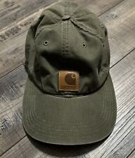 Usado, Boné de lona masculino Carhartt chapéu Odessa ajustável couro logotipo verde comprar usado  Enviando para Brazil