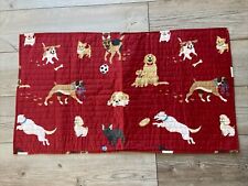 Usado, Fronha King Sham acolchoada algodão vermelho parque cachorro arado e lareira comprar usado  Enviando para Brazil