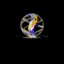 Art Glass MARBLE Tornado Rainbow LATTICINO Swirl Steven Maslach Cuneo Furnace ? for sale  Shipping to South Africa