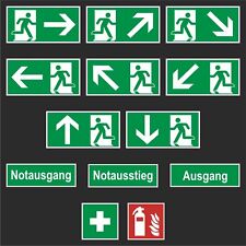 Schild notausgang rettungsweg gebraucht kaufen  Orbis, Gauersheim, Mauchenheim
