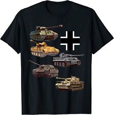 NUEVO LIMITADO Tanques Alemanes Segunda Guerra Mundial Jagdpanther Tigre 1 Tigre 2 Regalo Camiseta S-3XL segunda mano  Embacar hacia Argentina