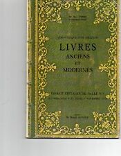 Catalogue enchères livres d'occasion  Lorrez-le-Bocage-Préaux