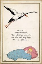Birth announcement stork for sale  Old Orchard Beach