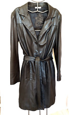 Manteau vintage cuir d'occasion  Le Pouliguen