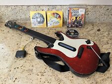 ps3 guitar hero guitar with dongle tested with games, used for sale  Shipping to South Africa