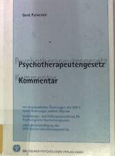 Psychotherapeutengesetz kommen gebraucht kaufen  Bubenhm.,-Wallershm.