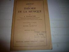 Abrege theorie musique d'occasion  France