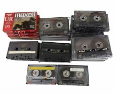 Lote de cintas de casete pregrabadas y nuevas tipo I tipo II 60 y 90 TDK Maxwell segunda mano  Embacar hacia Argentina