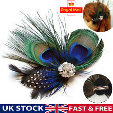 Peacock feather fascinator for sale  TREFRIW