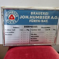 Brauerei humbser fürth gebraucht kaufen  Weißenburg i.Bay.