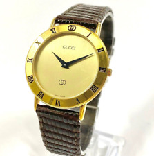 Gold gucci watch for sale  LONDON