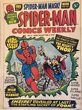 Spiderman weekly comics for sale  BROMLEY