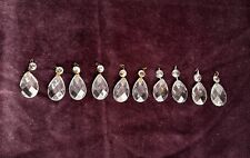 10vintage faceted teardrop for sale  Mc Lean