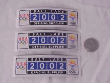 Usado, Adesivo de pano fornecedor oficial dos EUA Olimpíadas de Salt Lake 2002 RARO comprar usado  Enviando para Brazil