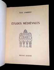 Lambert etudes médiévales d'occasion  France