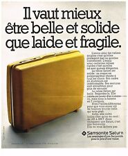 1974 advertisement samsonite d'occasion  Expédié en Belgium