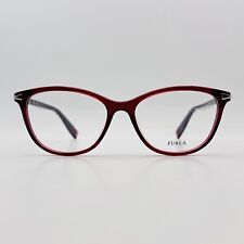 Okulary Furla damskie owalne fioletowe klasyczne proste eleganckie mod. VFU025 NOWY na sprzedaż  Wysyłka do Poland
