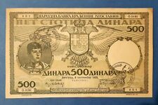 Banconota 500 dinari usato  Milano