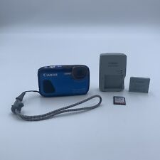 Canon PowerShot D30 Waterproof Dustproof Shockproof Cold Proof Digital Blue for sale  Shipping to South Africa