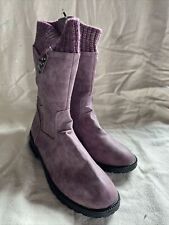 Womens purple boots for sale  SPILSBY