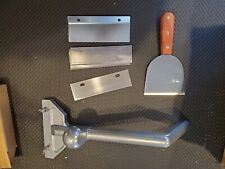 Grill Scraper Heavy Duty Griddle Scraper Set with 5 Replacement Blades Flat, used for sale  Shipping to South Africa