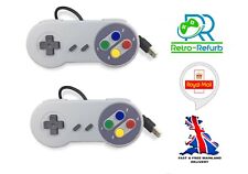 2 X Ou 1 X USB SNES Super Nintendo Controle Joypad Pad - Reino Unido POSTAGEM RÁPIDA GRÁTIS, usado comprar usado  Enviando para Brazil